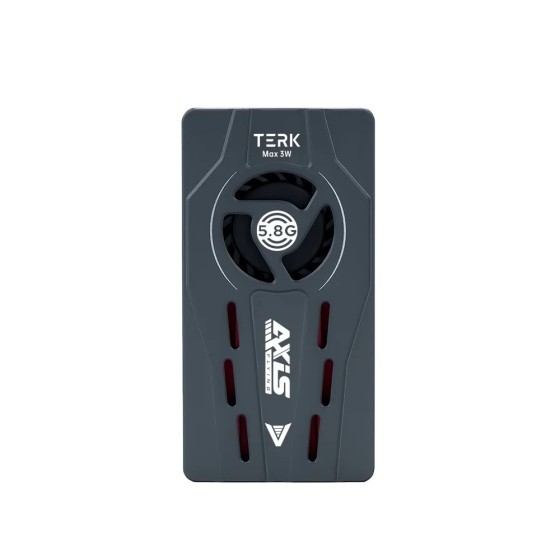 Axisflying TERK 5,8G 3W VTX Fan Heat Botones de doble función Silencioso de largo alcance RC Drone Accesorios
